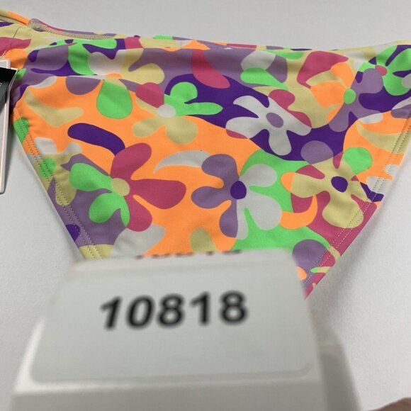 Salt + Cove Dazy Daisy Strappy-Side Bikini Bottoms Women's Medium Multi Floral - Picture 6 of 6